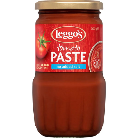 Leggo's Tomato Paste Triple Concentrate No Added Salt 500g