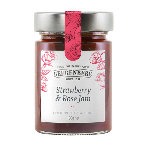 Strawberry & Rose Jam 190g