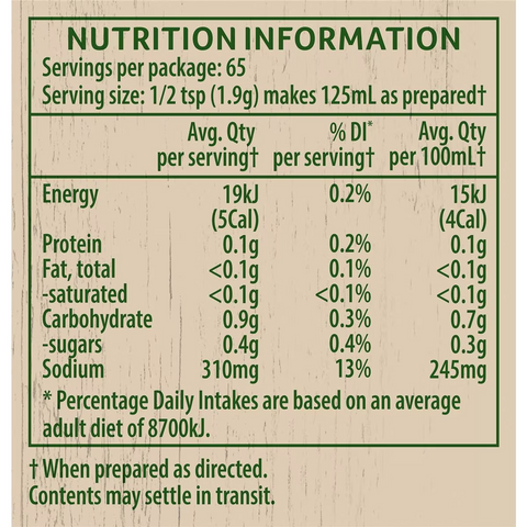 Continental Superb Stock Beef Stock Powder 125g