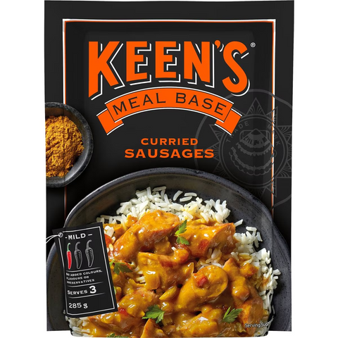 Keen's Meal Base Curried Sausages 285g