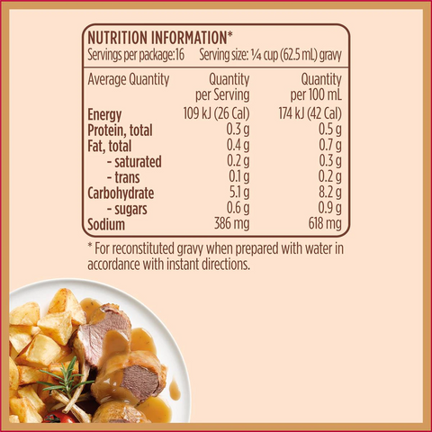 Gravox Lamb & Rosemary Gravy Mix Tin 120g