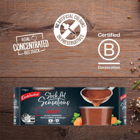 Continental Sensations Beef Stock Pot 4 X 28 G