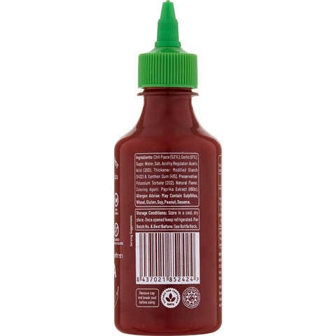 The Holy Sauce Hot Sriracha Chilli Sauce 255ml