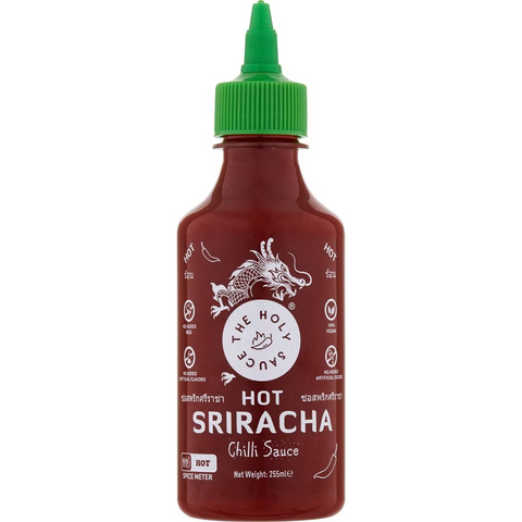 The Holy Sauce Hot Sriracha Chilli Sauce 255ml