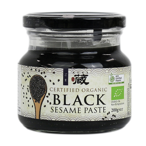 Certified Organic Black Sesame Paste 200g