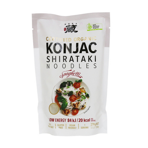 Certified Organic Konjac Shirataki Noodles Spaghetti 270g