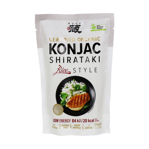 Certified Organic Konjac Shirataki Rice 270g