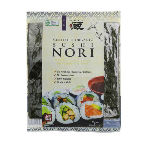 Certified Organic Sushi Nori 28g