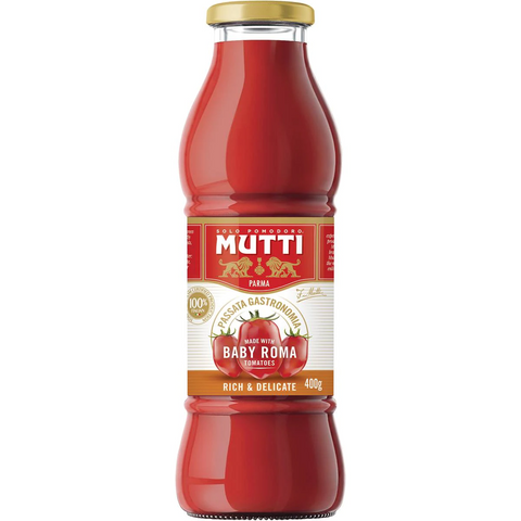 Mutti Passata Gastronomia Baby Roma Tomatoes 400g