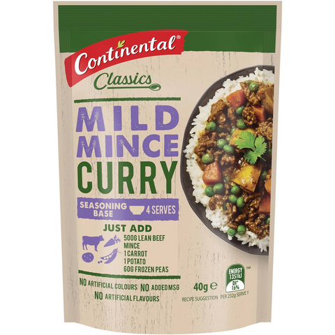 Continental Recipe Base Mild Mince Curry 40g