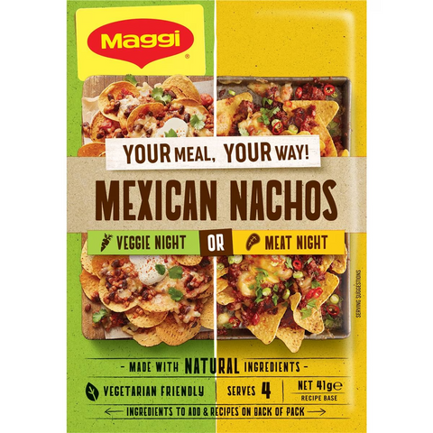 Maggi Dry Recipe Bases Your Meal Your Way Mexican Nachos 41g