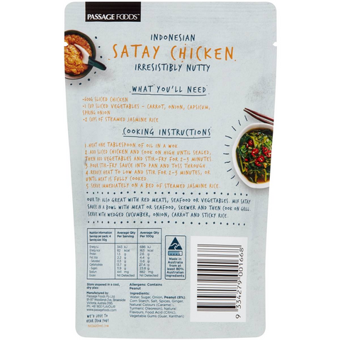 Passage To Asia Satay Chicken 200g