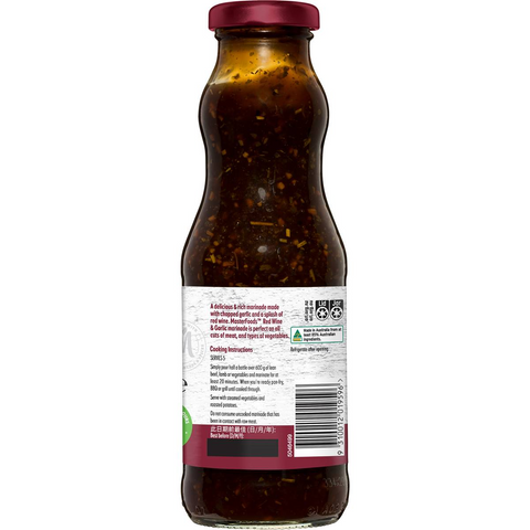 Masterfoods Red Wine & Garlic Marinade 375g