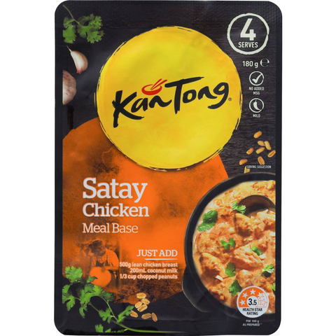 Kan Tong Satay Chicken Meal Base Pouch 180g