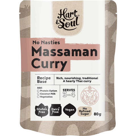 Hart & Soul All Natural Massaman Curry Recipe Base 80g