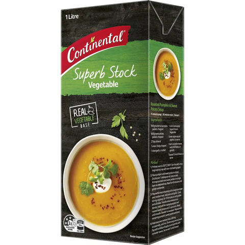 Continental Vegetable Liquid Stock Vegetable Stock 1l