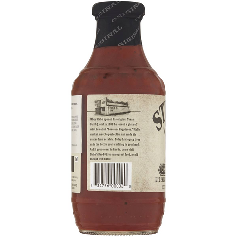 Stubb's Original Bbq Sauce Sauce 510g