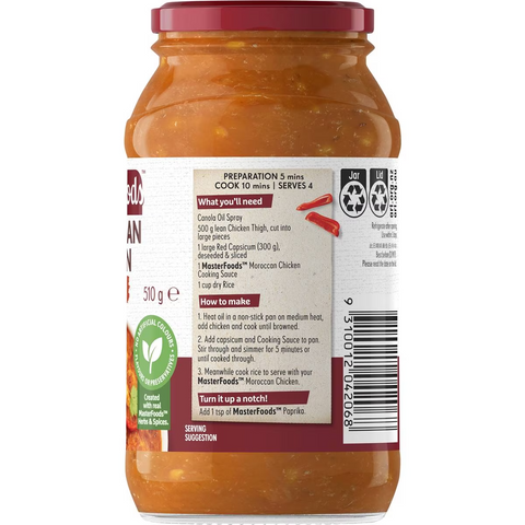 Masterfoods Moroccan Chicken Simmer Sauce 510g