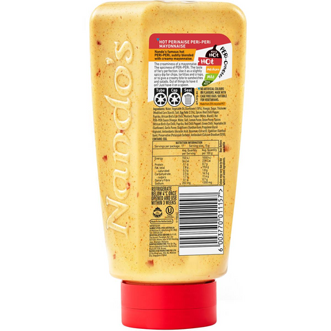 Nando's Perinaise Hot Peri-peri Mayonnaise Sauce 465g