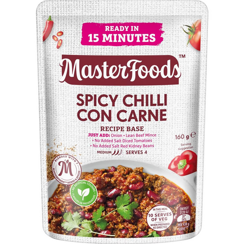 Masterfoods Chilli Con Carne Recipe Base 170g