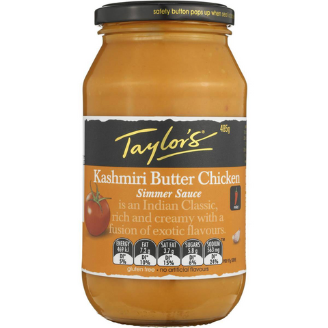 Taylor's Simmer Sauce Kashmiri Butter Chicken 485g