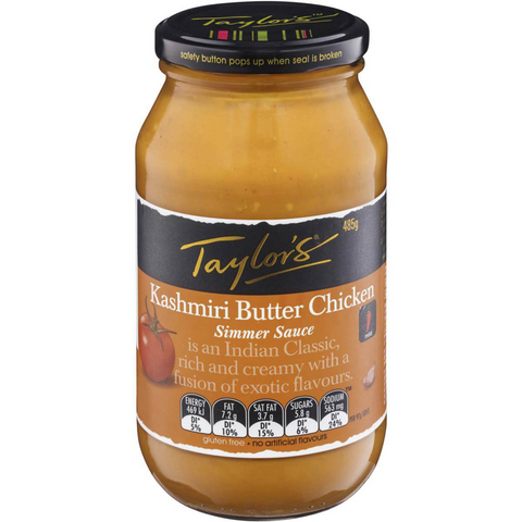 Taylor's Simmer Sauce Kashmiri Butter Chicken 485g