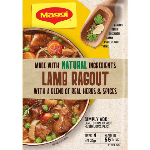 Maggi Dry Recipe Bases Lamb Ragout Recipe Base 37g