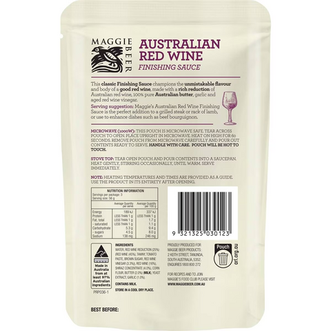 Maggie Beer Red Wine Finishing Sauce 170g