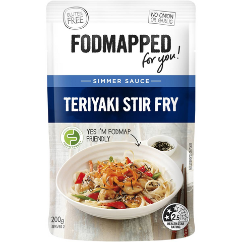 Fodmapped For You Teriyaki Stir Fry Simmer Sauce 200g