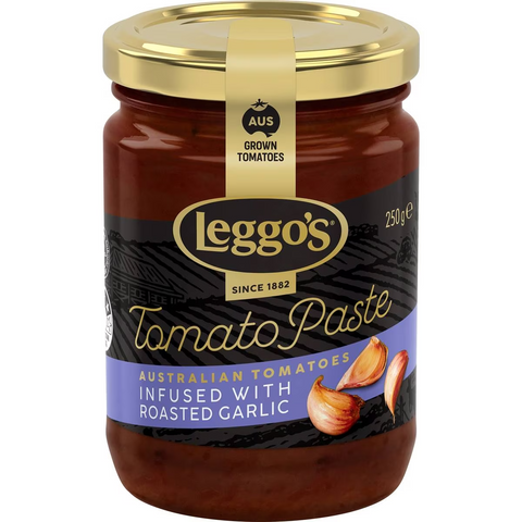 Leggo's Gourmet Tomato Paste Infused With Roasted Garlic 250g