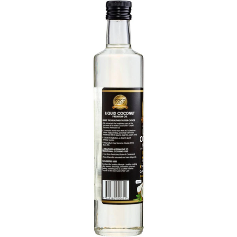 Coco Earth Premium Liquid Coconut Oil 500ml