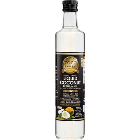 Coco Earth Premium Liquid Coconut Oil 500ml