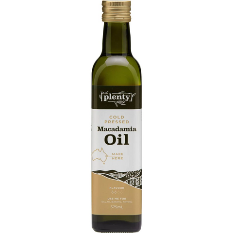 Plenty Cold Pressed Macadamia Oil 375ml