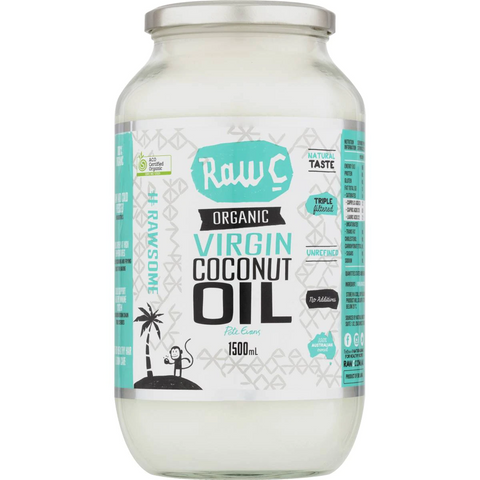 Raw C Organic Virgin Coconut Oil 1500ml