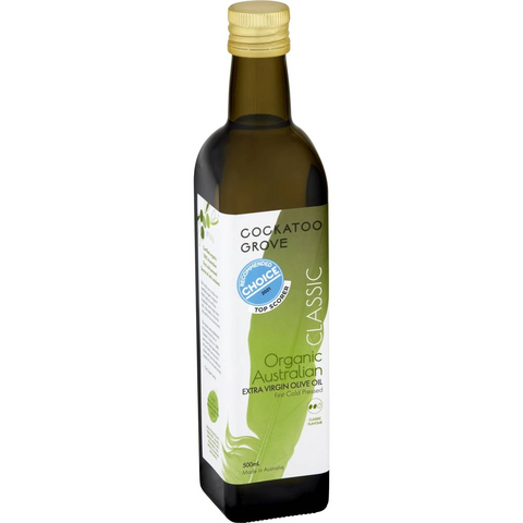 Cockatoo Grove Organic Australian Extra Virgin Olive Oil 500ml