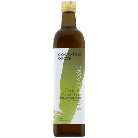 Cockatoo Grove Organic Australian Extra Virgin Olive Oil Classic 750ml