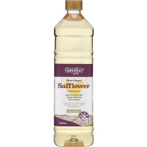 Plenty Heart Smart Safflower Cooking Oil 750ml