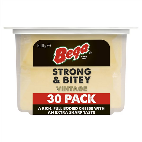 Bega Strong & Bitey Vintage Cheese Slices 500g