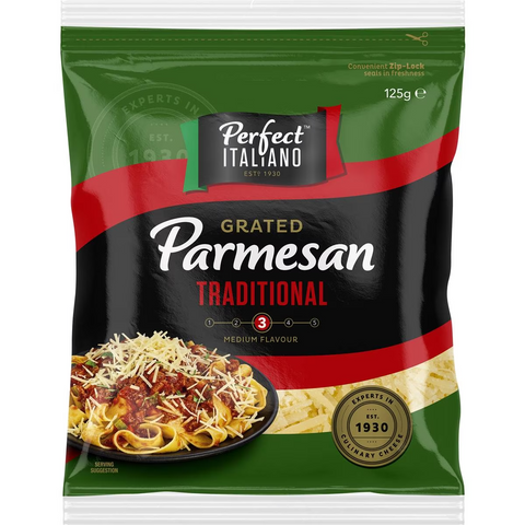 Perfect Italiano Shredded Parmesan 125g