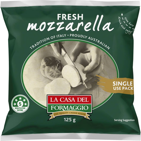 La Casa Del Formaggio Fresh Mozzarella 125g