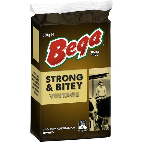 Bega Strong & Bitey Vintage Cheese 500g