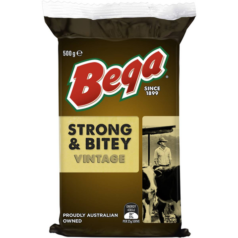 Bega Strong & Bitey Vintage Cheese 500g