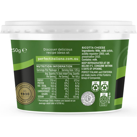 Perfect Italiano Original Ricotta 250g