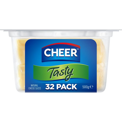 Cheer Cheese Slices Tasty 500g