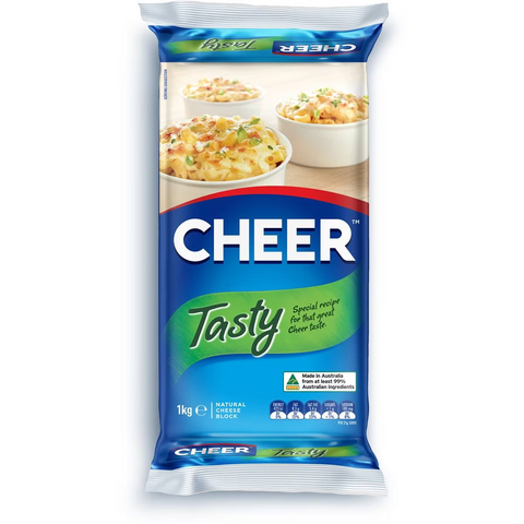 Cheer Cheese Block Tasty 1kg