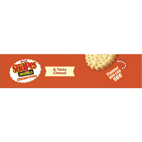 Arnott's Chicken Crimpy Shapes Cracker Biscuits & Cheese 32g