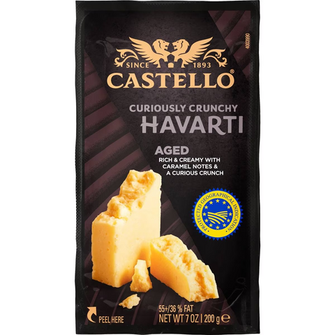 Castello Aged Havarti Cheese Block 200g