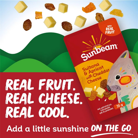 Sunbeam Sultana & Apricot With Cheddar Cheese 35g