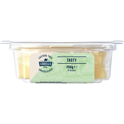 Liddells Tasty Cheese Slices 250g