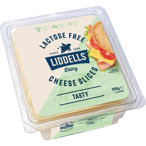 Liddells Tasty Cheese Slices 250g